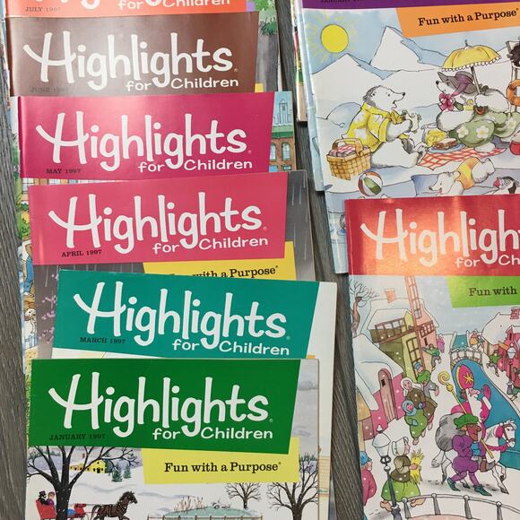 Lot of 41  Highlights Children Kids Magazines 1995-1998 - Picture 4 of 8